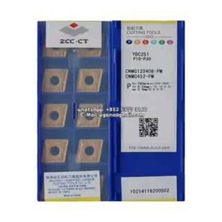 Original ZCC-CT CNMG120408-PM YBC251 Carbide Insert - Diamond 80° | Steel, Cast Iron (10 PCS)