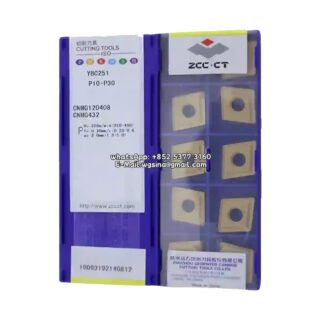 Original ZCC-CT CNMG120408 YBC251 Carbide Insert - Diamond 80° | Steel (10 PCS)