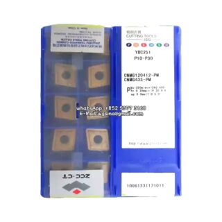 Original ZCC-CT CNMG120412 YBC251 Carbide Insert - Diamond 80° | Steel & More (10 PCS)
