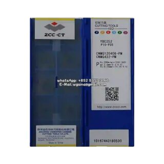 Original ZCC-CT CNMG120408-PM YBC252 Carbide Insert - Diamond 80° | Steel & More (10 PCS)