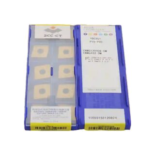 Original ZCC-CT CNMG120408-DM YBC251 Carbide Insert - Diamond 80° | Steel (10 PCS)