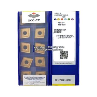 Original ZCC-CT CNMG120404 YBC251 Carbide Insert - Diamond 80° | Steel & More (10 PCS)