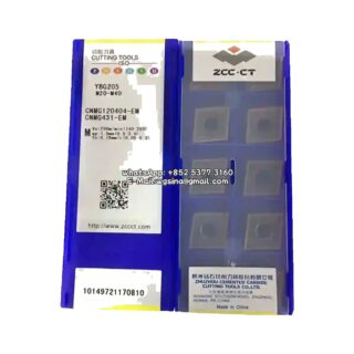 Original ZCC-CT CNMG120404-EM YBG205 Carbide Insert - Diamond 80° | Steel, Stainless Steel (10 PCS)