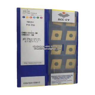 Original ZCC-CT CNMG120404-DM YBC251 Carbide Insert - Diamond 80° | Steel, Stainless Steel (10 PCS)
