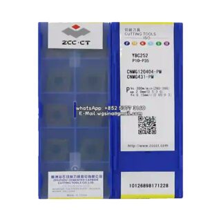 Original ZCC-CT CNMG120404-PM YBC252 Carbide Insert - Diamond 80° | Steel & More (10 PCS)