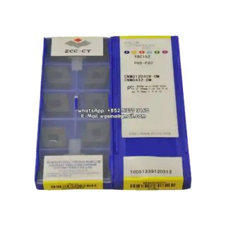 Original ZCC-CT CNMG120408-DM YBC152 Carbide Insert - Diamond 80° | Steel (10 PCS)
