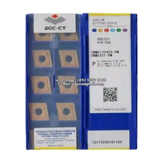 Original ZCC-CT CNMG120404-PM YBC251 Carbide Insert - Diamond 80° | Steel & More (10 PCS)