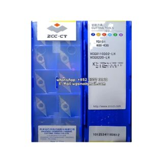 Original ZCC-CT VCGX110302-LH YD101 Carbide Insert - Diamond 35° (10 PCS)