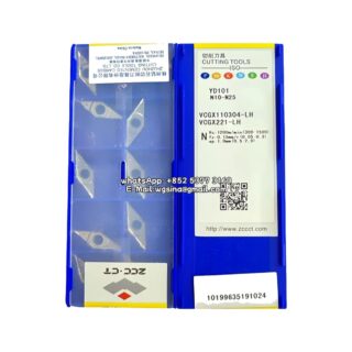 Original ZCC-CT VCGX110304-LH YD101 Carbide Insert - Diamond 35° | Steel, Cast Iron (10 PCS)