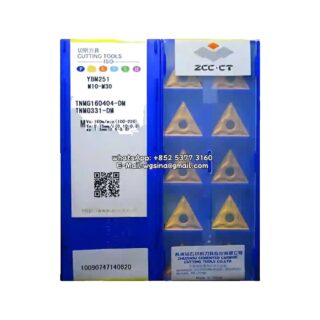 Original ZCC-CT TNMG160404-DM YBM251 Carbide Insert - Triangle | Steel & More (10 PCS)