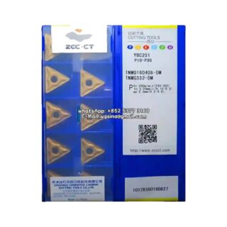 Original ZCC-CT TNMG160408-DM YBC251 Carbide Insert - Triangle | Steel (10 PCS)
