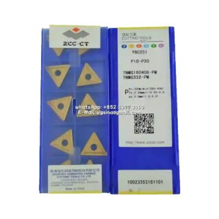 Original ZCC-CT TNMG160408-PM YBC251 Carbide Insert - Triangle | Steel & More (10 PCS)