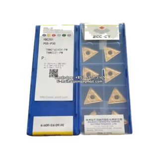 Original ZCC-CT TNMG160404-PM YBC251 Carbide Insert - Triangle | Steel, Stainless Steel (10 PCS)