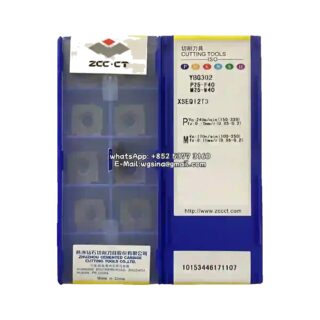 Original ZCC-CT XSEQ12T3 YBG302 Carbide Insert | Steel, Stainless Steel (10 PCS)