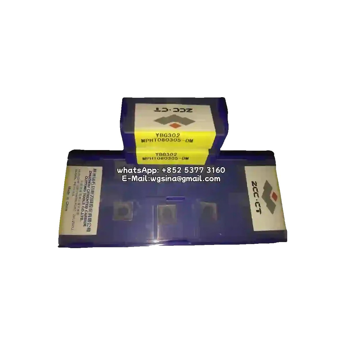 Original ZCC-CT MPHT080305-DM YBG302 Carbide Insert - Diamond 86° | Steel & More (10 PCS)