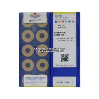 Original ZCC-CT RCMX1606MO YBC251 Carbide Insert - Round | Steel (10 PCS)