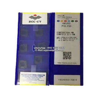 Original ZCC-CT CCMT09T304-HM YBC252 Carbide Insert - Diamond 80° | Steel, Stainless Steel (10 PCS)
