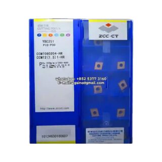 Original ZCC-CT CCMT060204-HR YBC251 Carbide Insert - Diamond 80° | Steel, Stainless Steel (10 PCS)