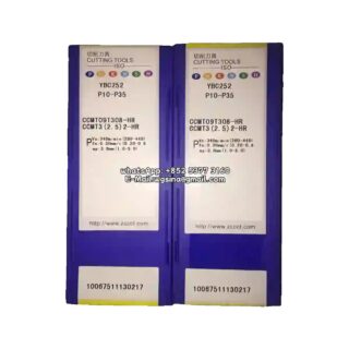 Original ZCC-CT CCMT09T308-HR YBC252 Carbide Insert - Diamond 80° | Steel (10 PCS)