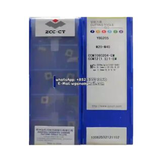 Original ZCC-CT CCMT060204-EF YBG205 Carbide Insert - Diamond 80° | Steel, Stainless Steel (10 PCS)