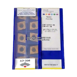 Original ZCC-CT CCMT120404-HM YBC251 Carbide Insert - Diamond 80° | Steel & More (10 PCS)