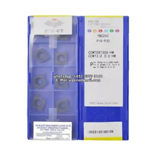 Original ZCC-CT CCMT09T308-HM YBC252 Carbide Insert - Diamond 80° | Steel (10 PCS)