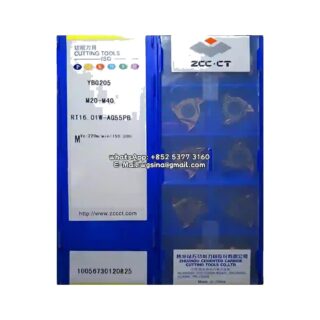 Original ZCC-CT RT16.01W-AG55PB YBG205 Carbide Insert - Round | Steel, Aluminum (10 PCS)