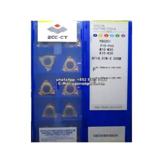 Original ZCC-CT RT16.01W-2.50GM YBG201 Carbide Insert - Round | Steel, Stainless Steel (10 PCS)