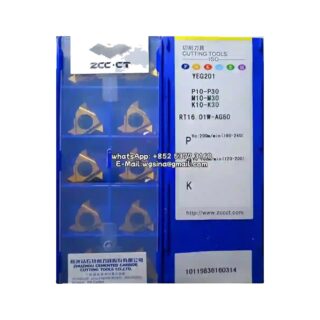 Original ZCC-CT RT16.01W-AG60 YBG201 Carbide Insert - Round (10 PCS)