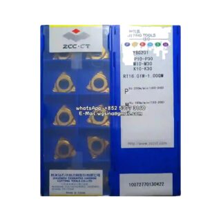 Original ZCC-CT RT16.01W-1.00GM YBG201 Carbide Insert - Round | Steel, Stainless Steel (10 PCS)