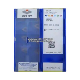 Original ZCC-CT RT11.01N-2.00GM YBG205 Carbide Insert - Round | Steel & More (10 PCS)