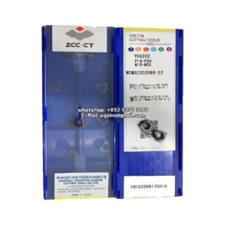Original ZCC-CT WCMX030208R-53 YBG202 Carbide Insert - Trigon 80° | Steel & More (10 PCS)