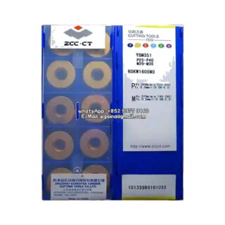 Original ZCC-CT RDKW1605MO YBM351 Carbide Insert - Round | Steel, Stainless Steel (10 PCS)
