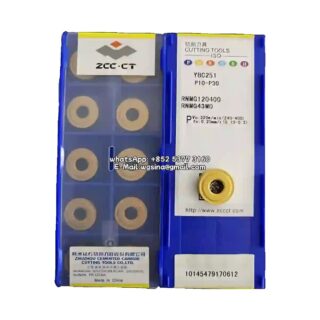 Original ZCC-CT RNMG120400 YBC251 Carbide Insert - Round | Steel, Cast Iron (10 PCS)