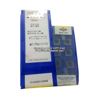 Original ZCC-CT SEET12T3-DM YBG202 Carbide Insert - Square | Steel & More (10 PCS)