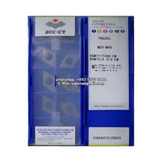 Original ZCC-CT DCMT11T308-EM YBG205 Carbide Insert - Diamond 55° | Steel & More (10 PCS)