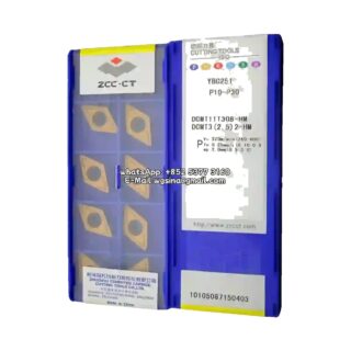 Original ZCC-CT DCMT11T308-HM YBC251 Carbide Insert - Diamond 55° | Steel, Stainless Steel (10 PCS)
