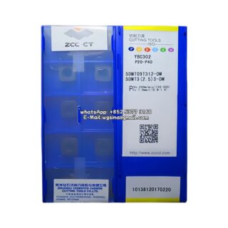 Original ZCC-CT SDMT09T312-DM YBC302 Carbide Insert - Square | Steel, Cast Iron (10 PCS)