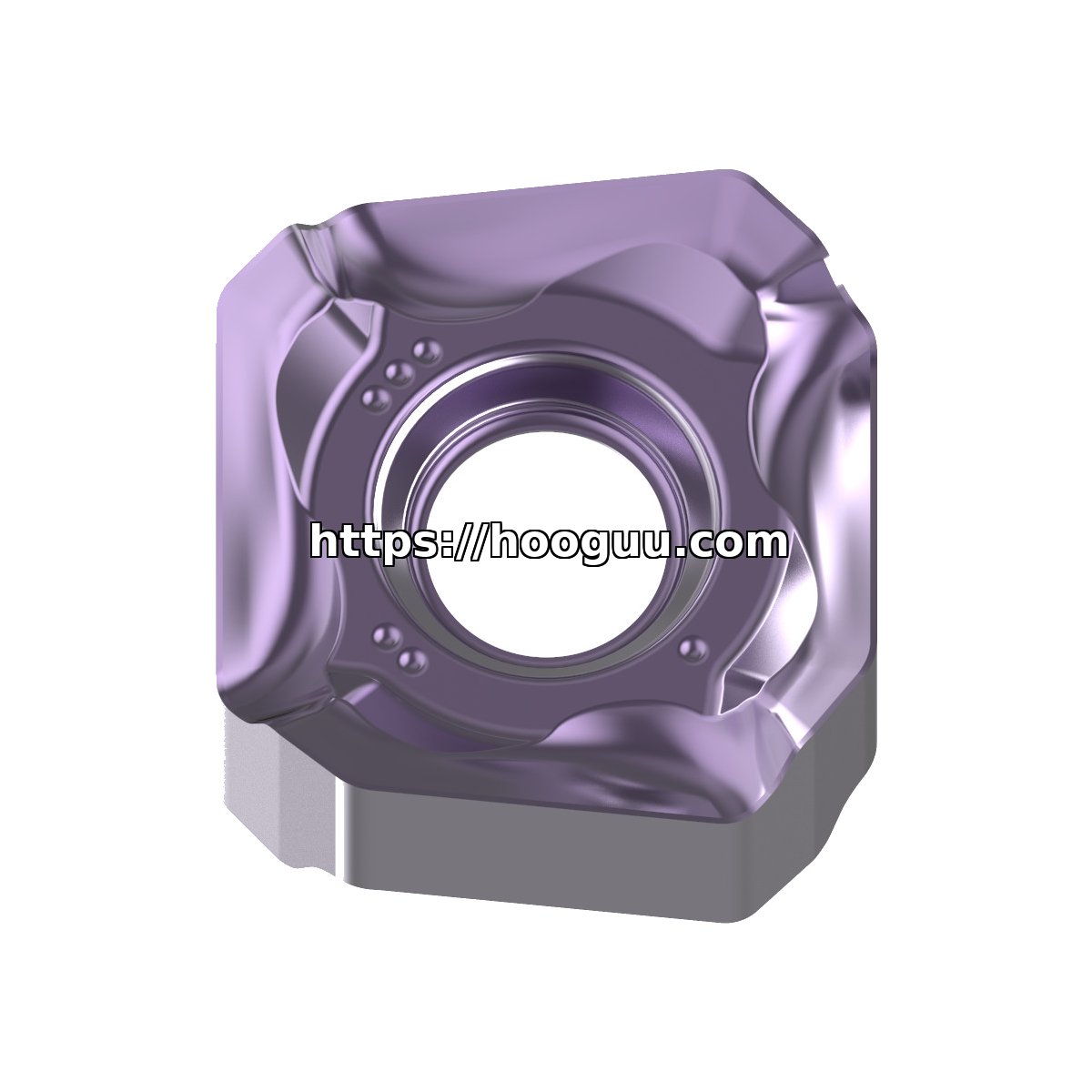Original Mitsubishi SNGU140812ANER-L VP15TF Carbide Milling Insert - Square | Aluminum, Titanium