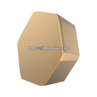 Original Kennametal HDHN432ER Carbide Milling Insert - Hexagonal | Steel, Cast Iron HDHN070408ER KCK20B