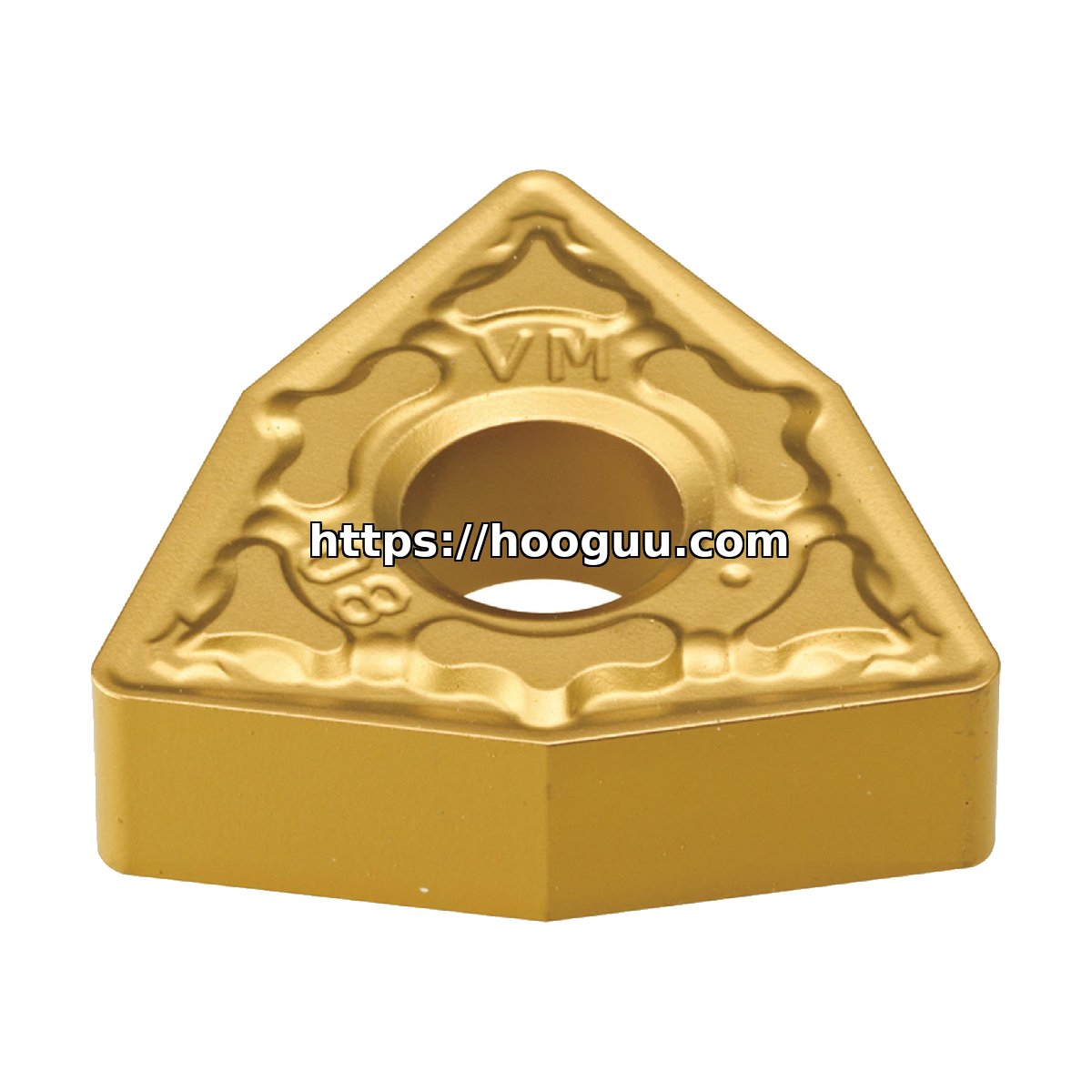 Original Korloy WNMG433-VM NC3220 Carbide Turning Insert - Trigon 80° | Steel, Carbon Steel