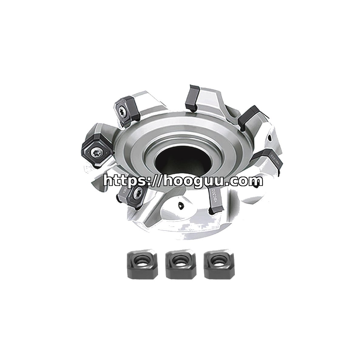 Original ZCC-CT ZCC-CT Carbide Insert 3.000" Face Mill Set - Image 2