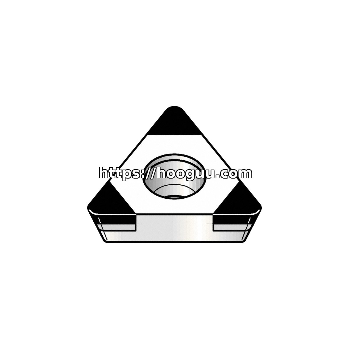 Original Kennametal TPGW3252S0415MT Carbide Turning Insert - Triangle | Cast Iron KBH20 TPGW3252S0415MT KBH20