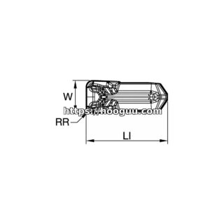 Original Kennametal EG0212M02U02GUN Carbide Grooving/Parting Insert - Diamond 75° KCK20B EG0212M02U02GUN KCK20B