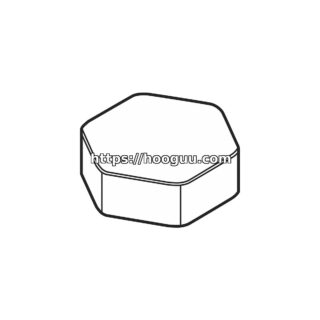 Original Kennametal HNEN0905ANSN KD200 Carbide Milling Insert - Hexagonal | Steel & More