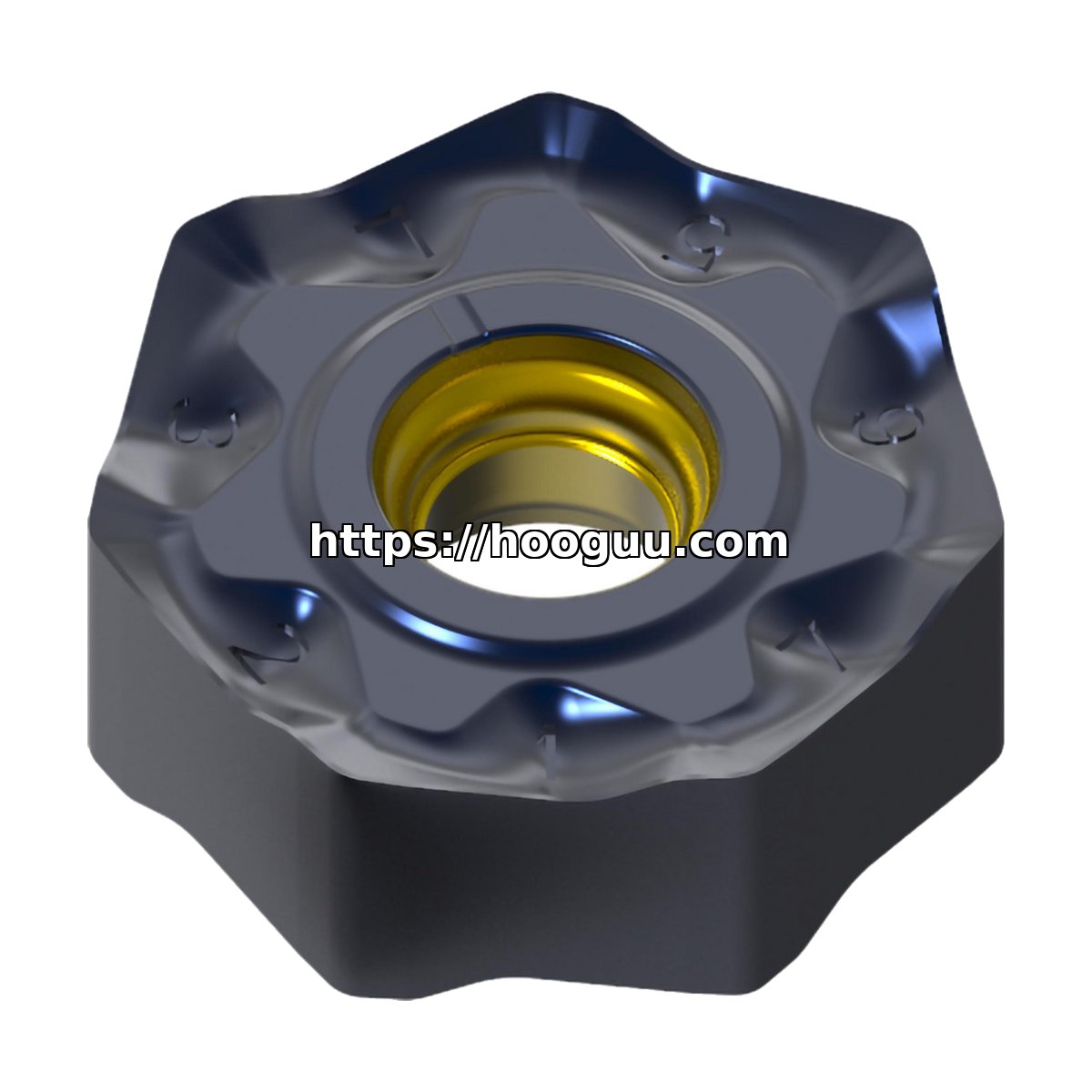 Original Mitsubishi NNMU200712ZER-L MV1020 Carbide Milling Insert | Titanium