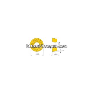 Original Mitsubishi RPMT09T300E-JS VP15TF Carbide Milling Insert - Round | Steel & More