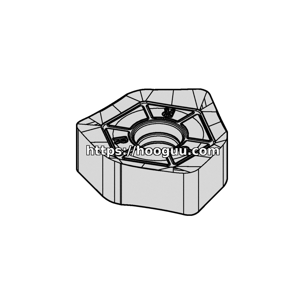Original Kennametal KC410 Carbide Milling Insert | Titanium, Non-ferrous XNGJ0905ANFNLDJ3W XNGJ0905ANFNLDJ3W KC410