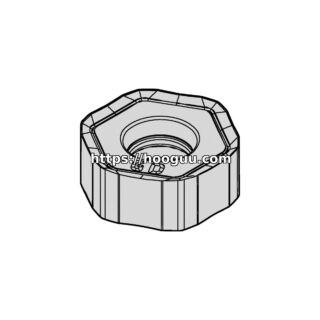 Original Kennametal HNPJ43ANSNGD Carbide Milling Insert - Hexagonal | Steel & More HNPJ0604ANSNGD KCSM40