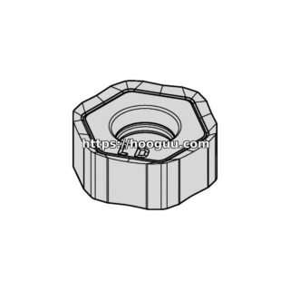 Original Kennametal HNGJ43ANENLD Carbide Milling Insert - Hexagonal HNGJ0604ANENLD KCSM40